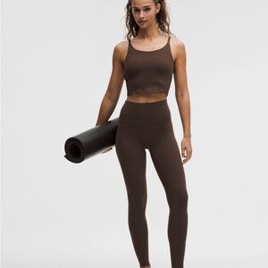 lululemon athletica Brown High-Rise Performance Leggings